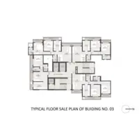 2 BHK Floor Plan 485 sq.ft - Nakshatra Dhaam Nallasopara West
